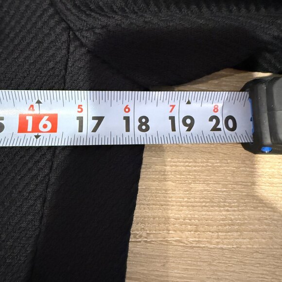 Talbots Ribbed Twill 100% Cotton Black Blazer Jacket Pockets Classic Career 4 - Picture 9 of 12